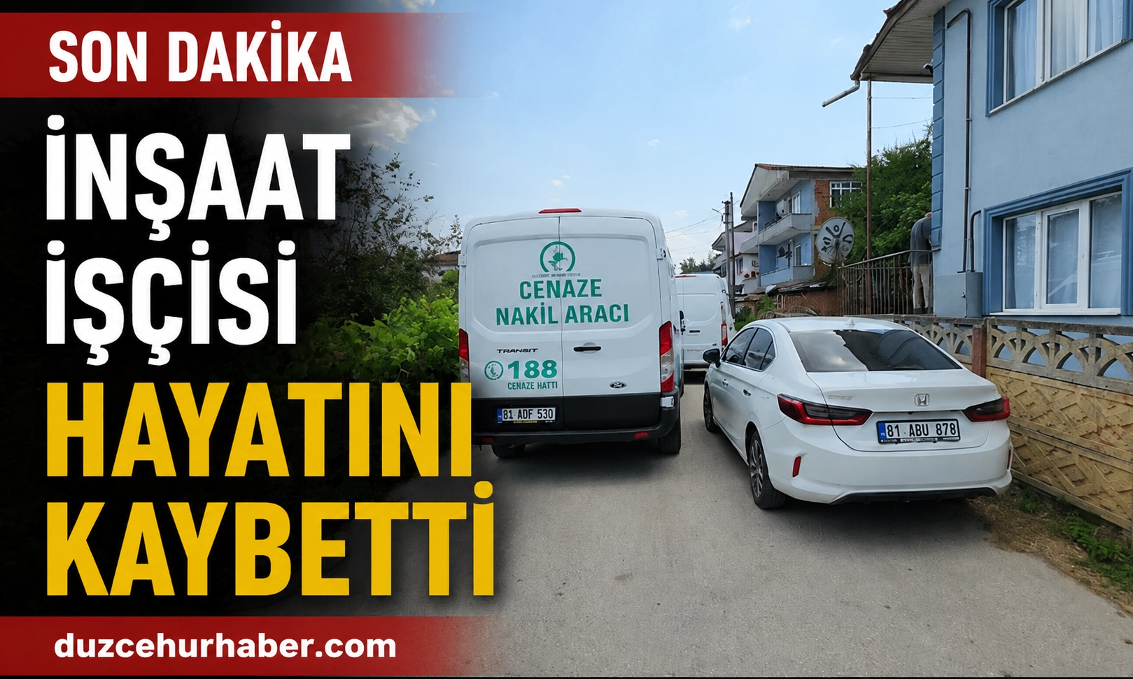     D&uuml;zce&rsquo;de Silah Ateş Aldı: 20 Yaşındaki İş&ccedil;i Hayatını Kaybetti