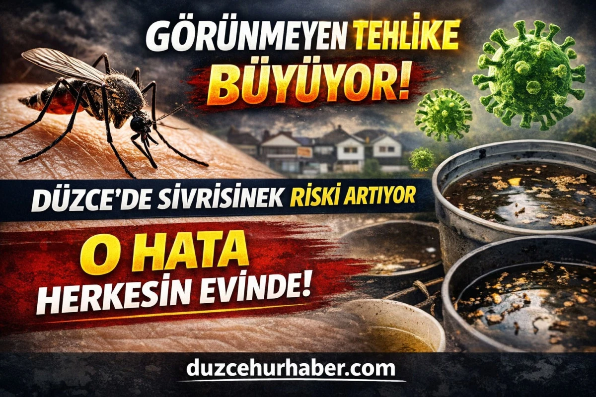 D&uuml;zce&rsquo;de sivrisinek alarmı: herkesin yaptığı o hata riski b&uuml;y&uuml;t&uuml;yor