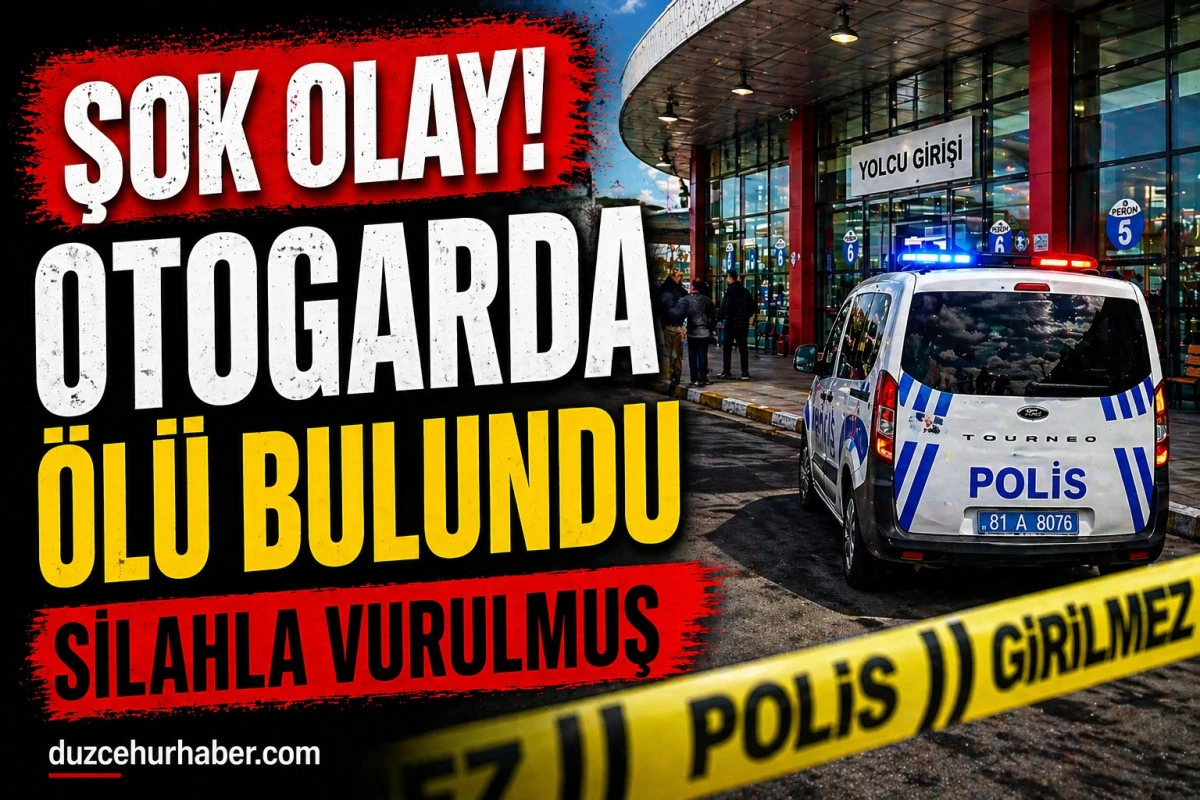 D&uuml;zce&rsquo;de Şok Olay! Otogarda Taksici Silahla Vurulmuş Halde Bulundu
