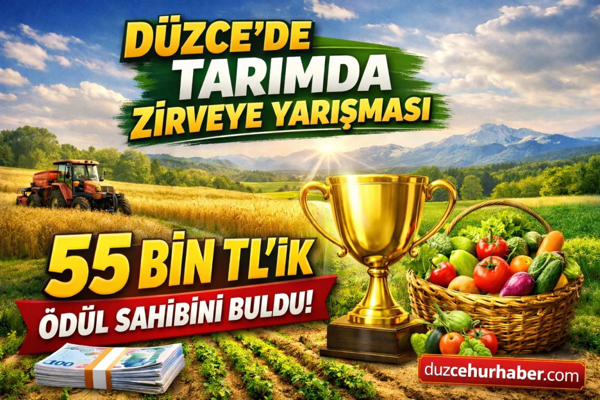 D&uuml;zce&rsquo;de &ldquo;Tarımda Zirveye&rdquo; Proje Yarışmasının &Ouml;d&uuml;lleri Sahiplerini Buldu