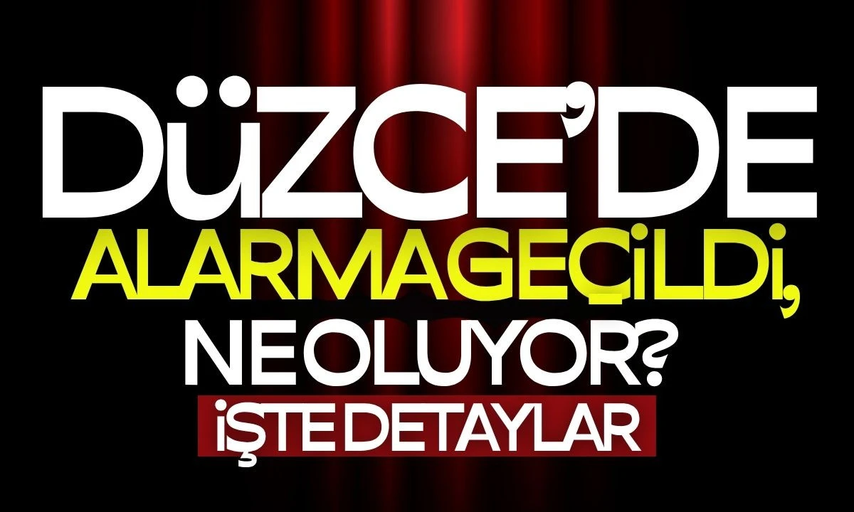 Düzce'de uyarı yapıldı, dikkat!
