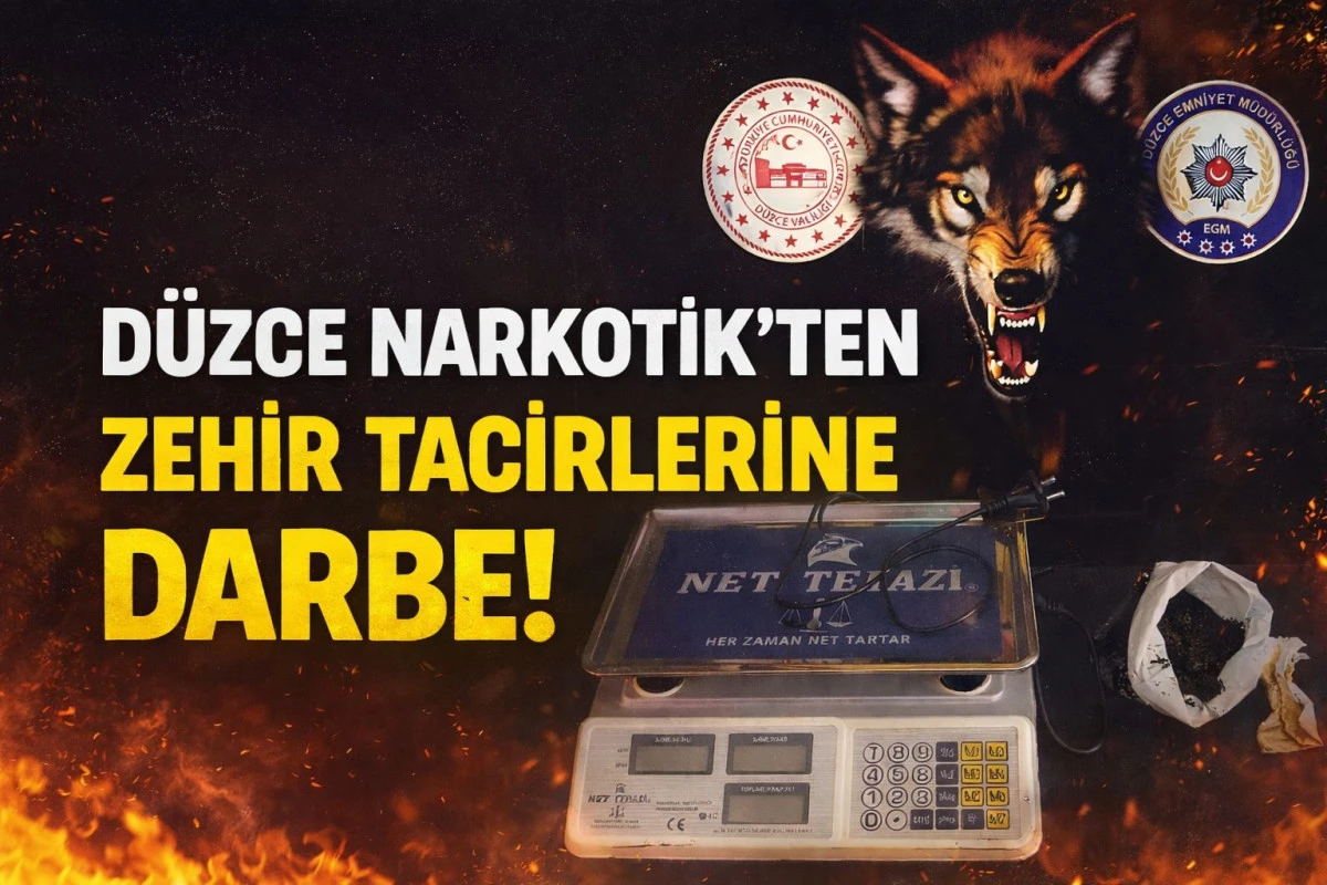 D&uuml;zce&rsquo;de Uyuşturucu Operasyonu: 140 Gram Sentetik Madde Ele Ge&ccedil;irildi, 1 Tutuklama