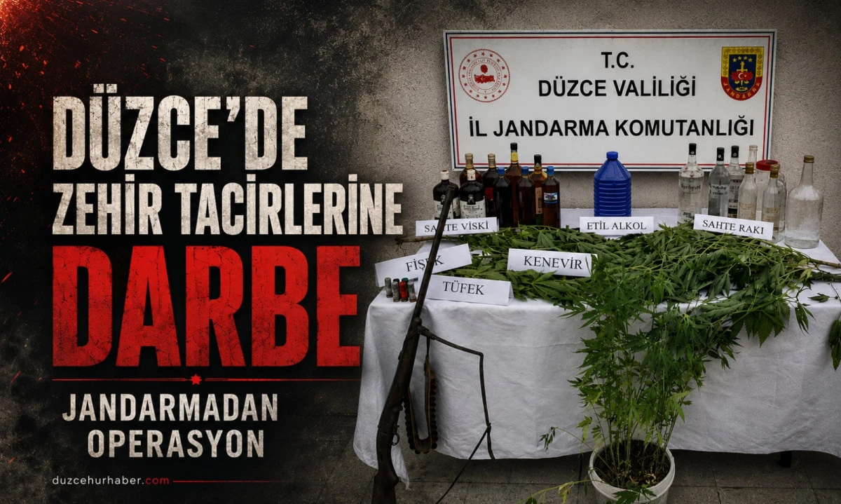 D&uuml;zce&rsquo;de Uyuşturucuya Darbe! &Ccedil;ok Sayıda Madde Ele Ge&ccedil;irildi