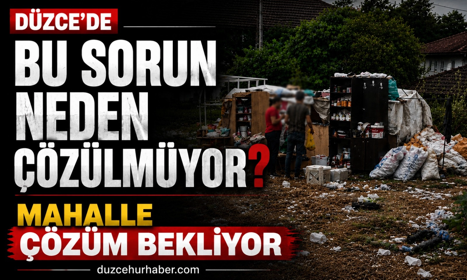 D&uuml;zce'de vatandaş isyan etti! "Başvurmadığımız kurum kalmadı"