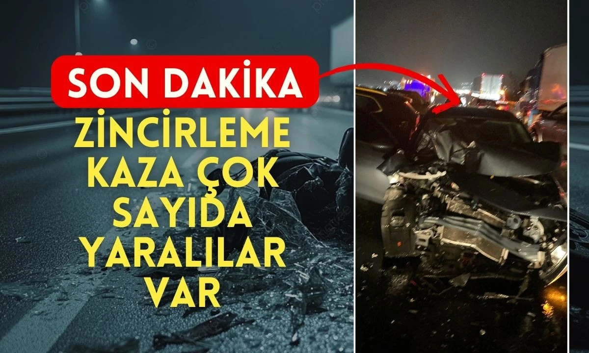 Düzce'de Zincirleme kaza çok sayıda yaralılar var! 