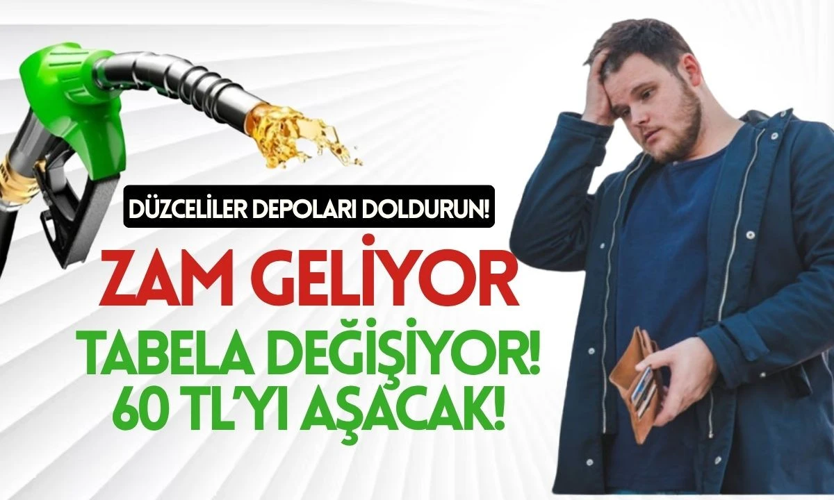 Düzceliler depoları doldurun: Akaryakıta zam geliyor!