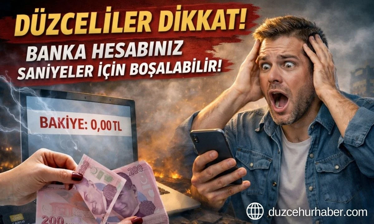 D&uuml;zceliler dikkat! Banka Hesabınız saniyeler i&ccedil;inde boşalabilir! 