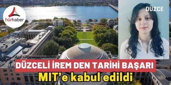 Düzce’nin ve Türkiye’nin matematikçi gururu İrem Gülce Yazgan