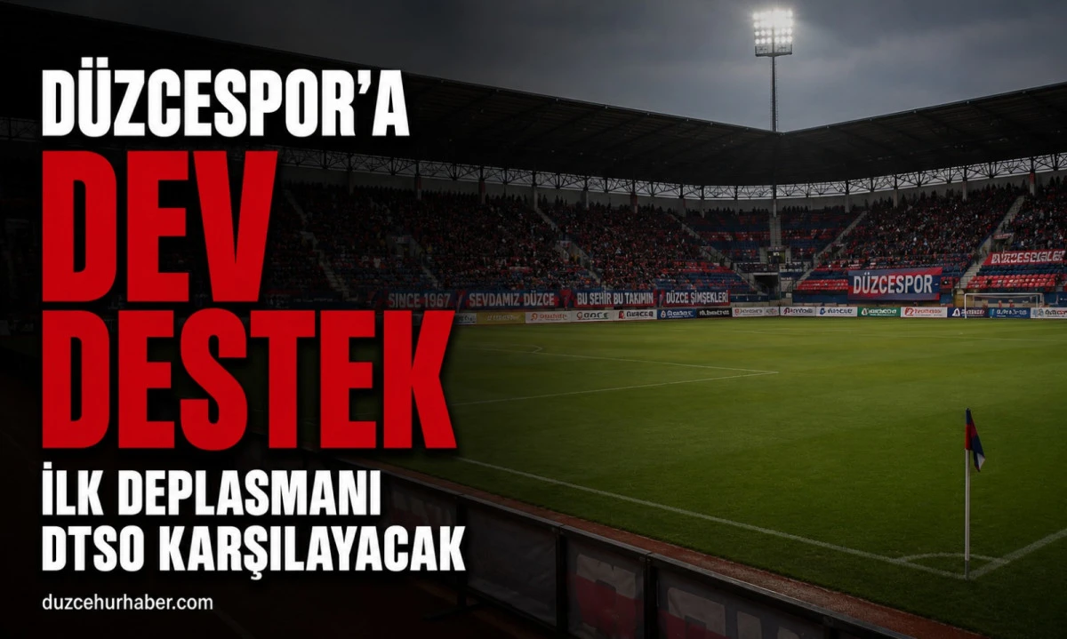 D&uuml;zcespor'a ilk deplasman desteği! Masrafları DTSO karşılayacak