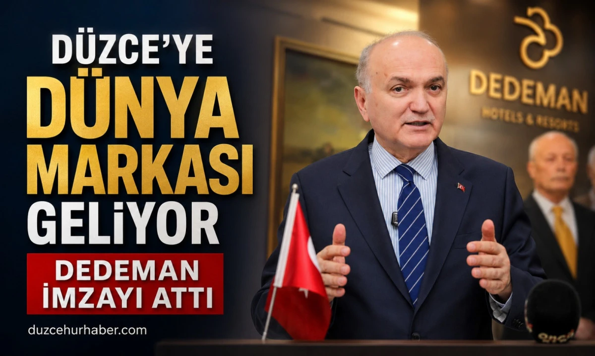 D&uuml;zce&rsquo;ye D&uuml;nya Markası Geliyor: Dedeman İ&ccedil;in İmzalar Atıldı