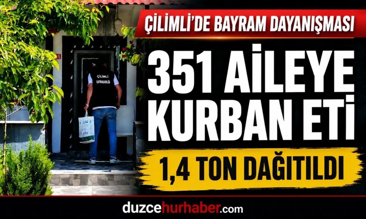 E-Zimem Defteri Projesiyle 351 Haneye Kurban Eti Desteği