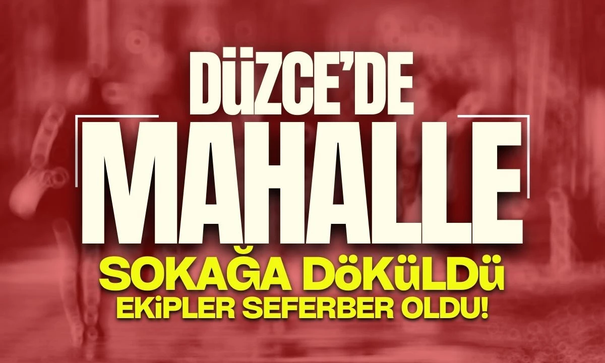 Ekipler seferber oldu! Mahalle sokağa döküldü 