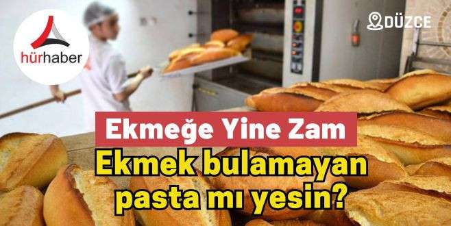 Ekmek bulamayan pasta mı yesin?