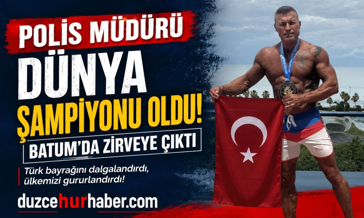 Emniyet M&uuml;d&uuml;r Yardımcısı T&uuml;rker Uygur D&uuml;nya Şampiyonu Oldu