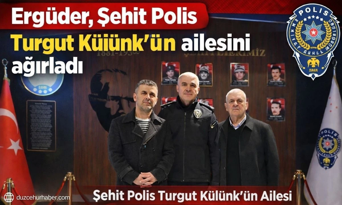Erg&uuml;der Şehit K&uuml;l&uuml;nk Ailesini Ağırladı