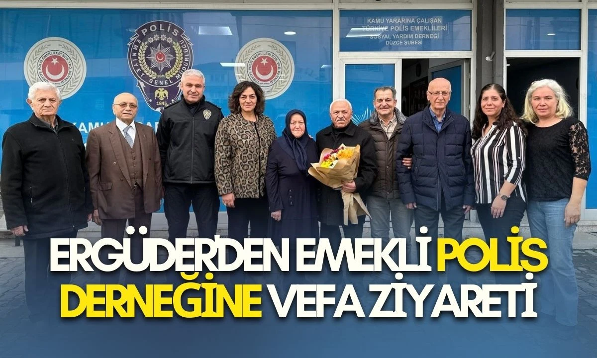 Erg&uuml;der'den Emekli Polis Derneğine Vefa Ziyareti
