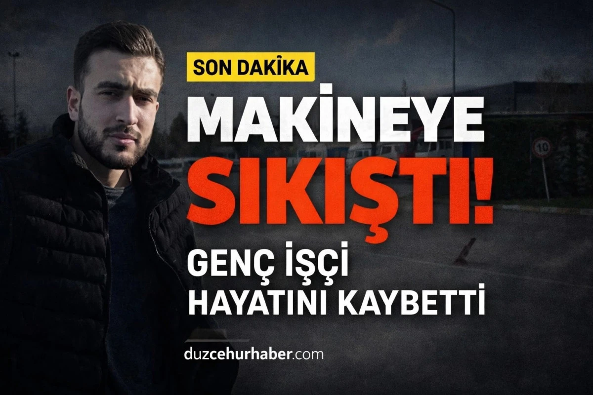 Fabrikada Feci Olay: Makineye Sıkışan İş&ccedil;i Hayatını Kaybetti