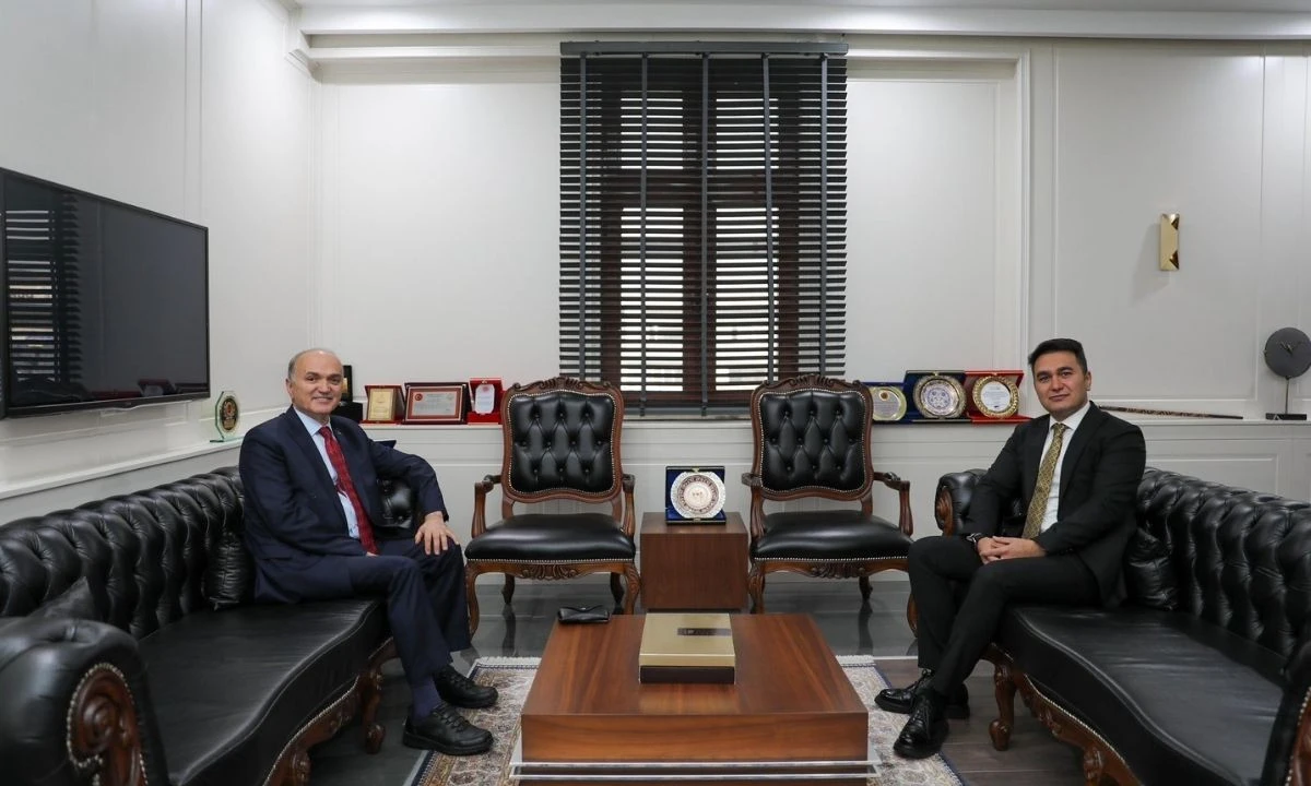 Faruk Özlü, Cumhuriyet Başsavcısı Yasin Emre’yi ziyaret etti