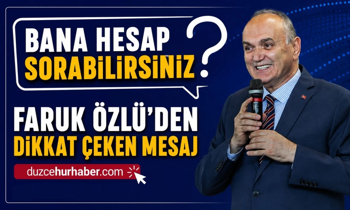 Faruk &Ouml;zl&uuml;&rsquo;den Dikkat &Ccedil;eken Mesaj: &ldquo;Biz Hep Buradayız&rdquo;