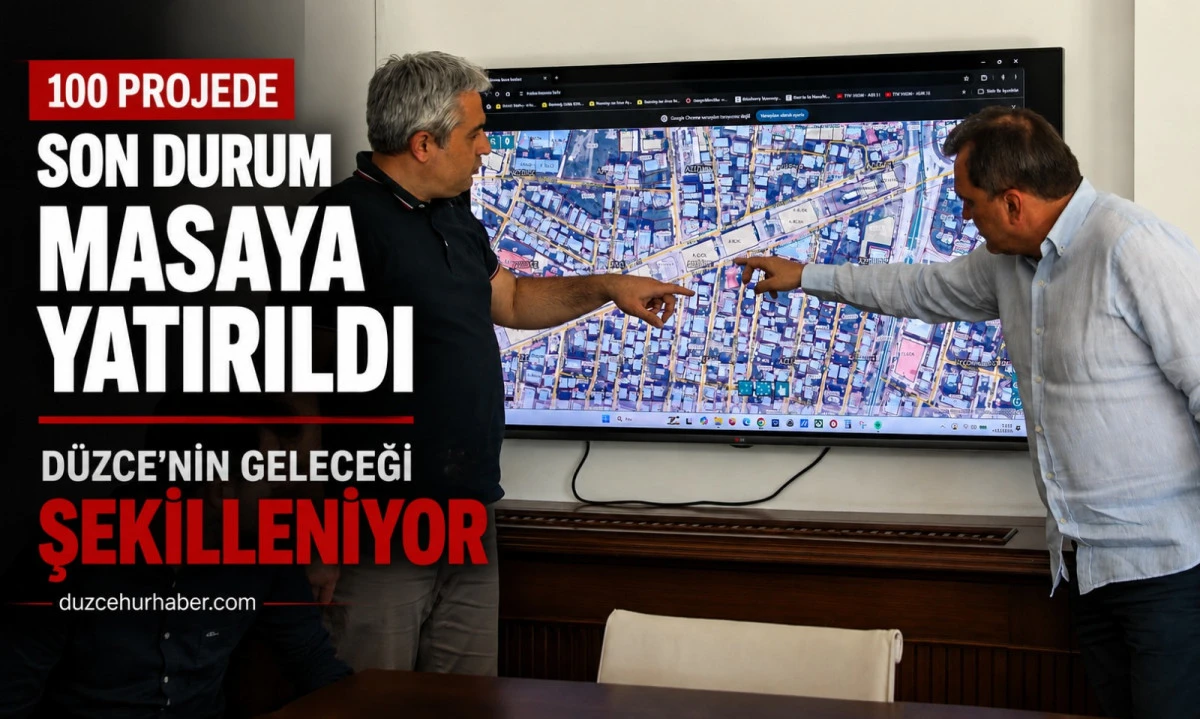 Faruk &Ouml;zl&uuml;'n&uuml;n 100 Projesi Masada: D&uuml;zce'de Dev Yatırımlar İ&ccedil;in Yeni Kararlar