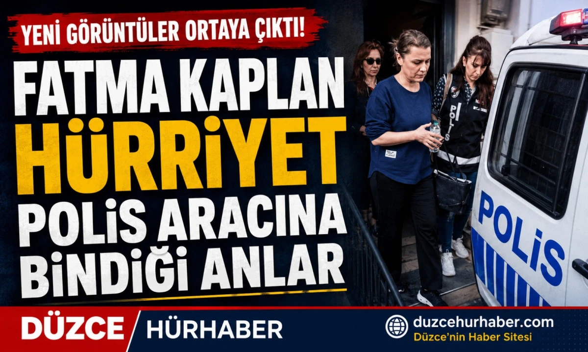 Fatma Kaplan H&uuml;rriyet'in G&ouml;zaltı Anı Kamerada
