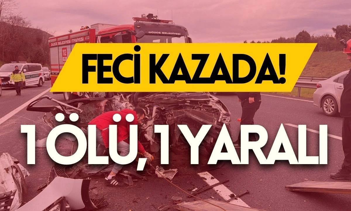 Feci kaza:tıra &ccedil;arptı: 1 &ouml;l&uuml;, 1 yaralı