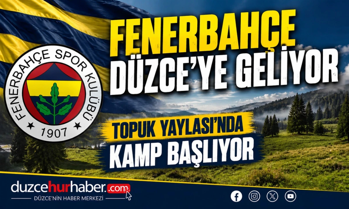 Fenerbah&ccedil;e D&uuml;zce'ye Geliyor! Karşılama Hazırlıkları Başladı