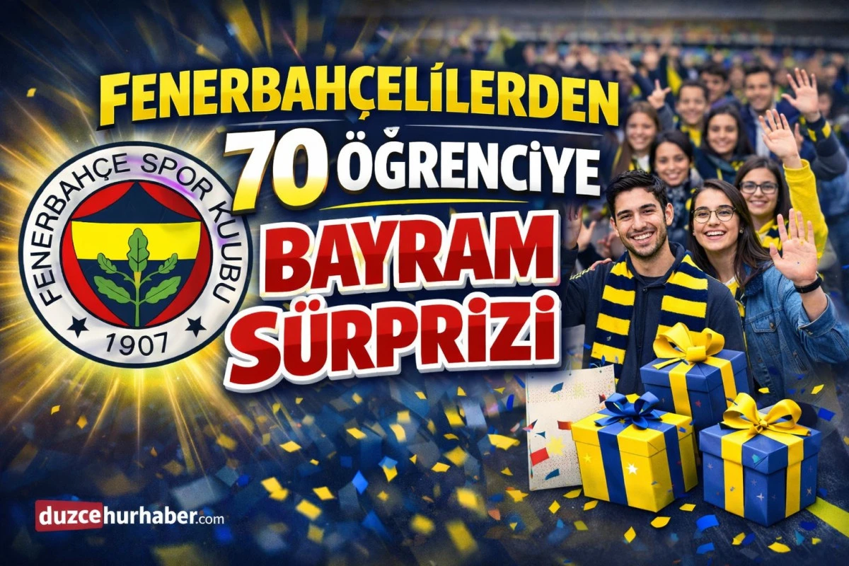 FENERBAH&Ccedil;ELİLERDEN 70 &Ouml;ĞRENCİYE BAYRAM S&Uuml;RPRİZİ