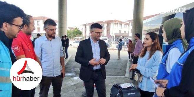 Gençleri abi şefkati ile karşıladı