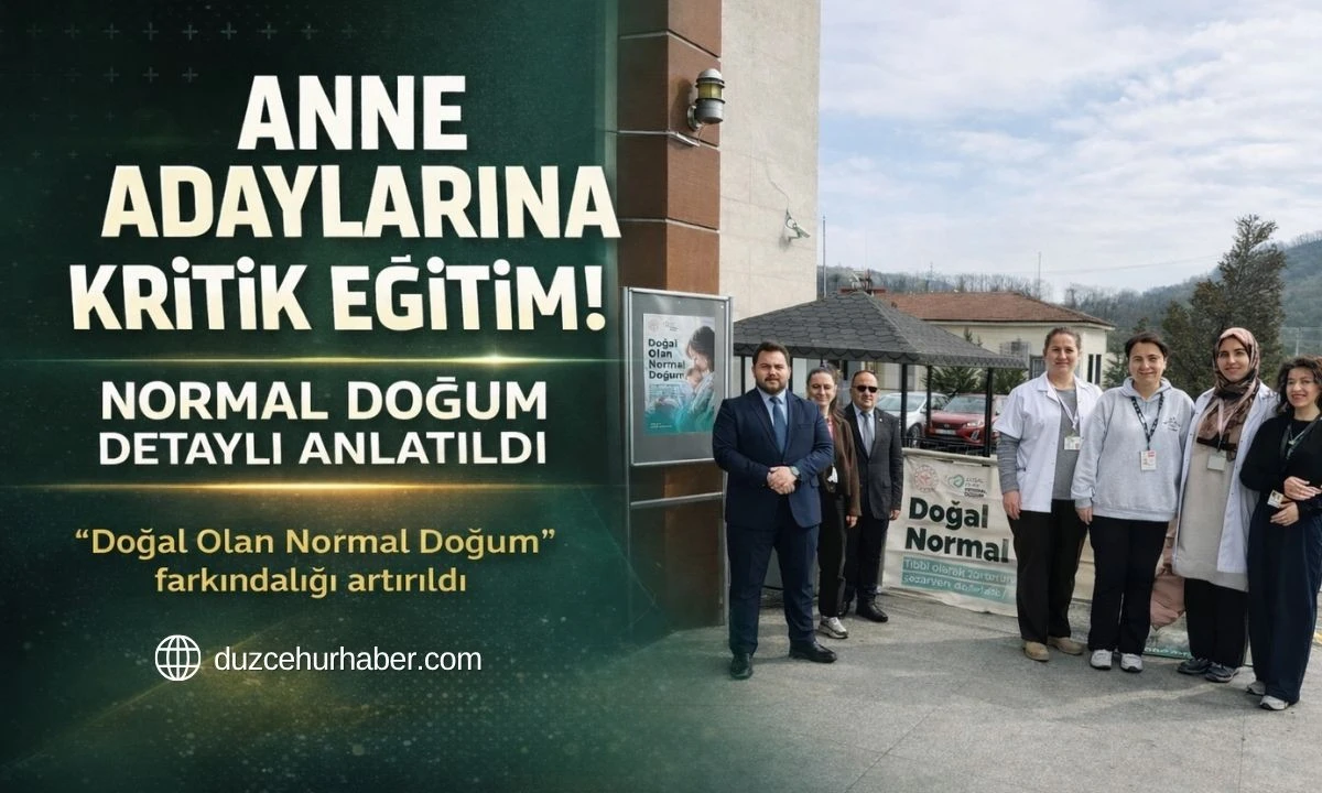 G&uuml;m&uuml;şova&rsquo;da anne adaylarına eğitim: normal doğumun &ouml;nemi anlatıldı