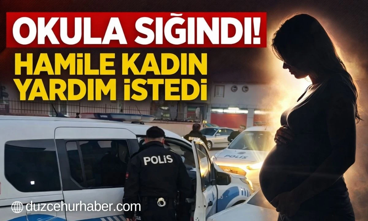 Hamile Kadın Okula Sığındı: Eş Şiddeti İddiası
