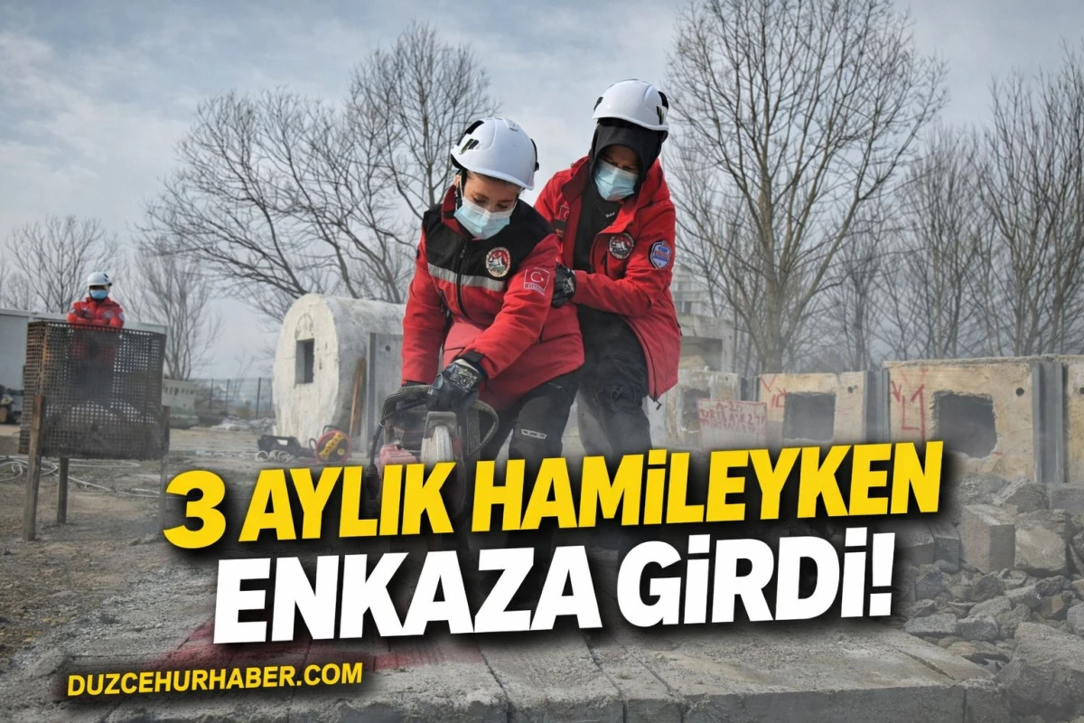 HAMİLEYKEN ENKAZDA CAN KURTARDI!