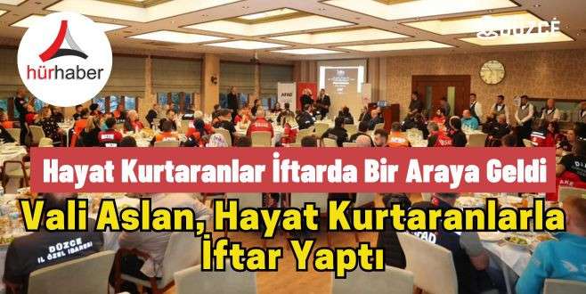 Hayat kurtaranlar iftarda bir araya geldi