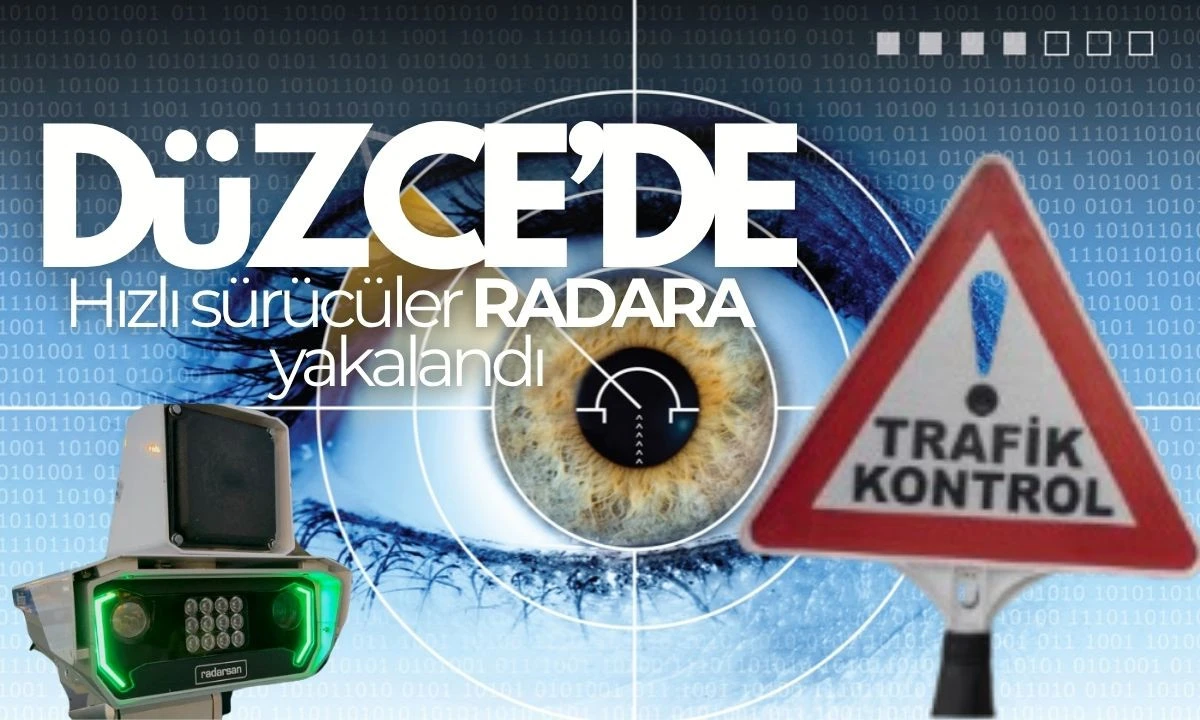 Hızlı sürücüler radara yakalandı