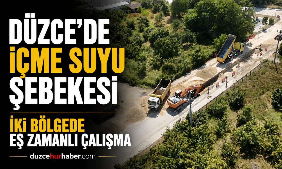 İ&ccedil;me Suyu Şebekesi Yenileniyor