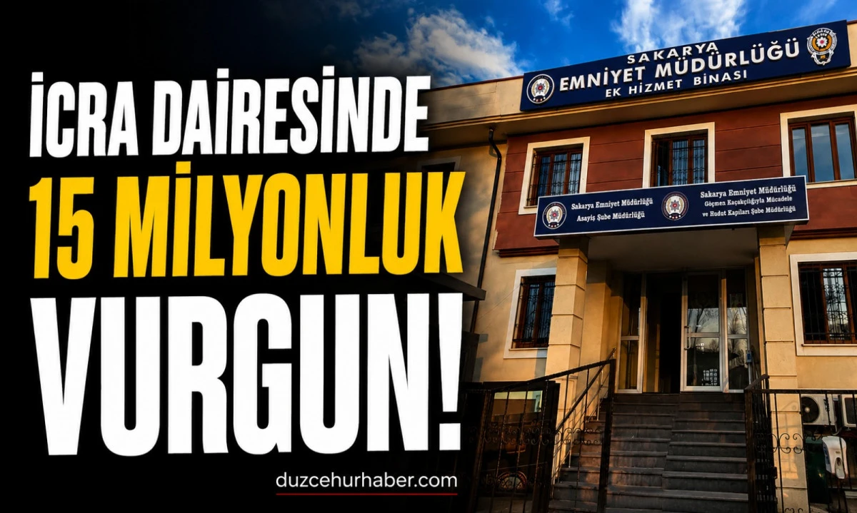 İcra dairesinde 15 milyonluk vurgun!