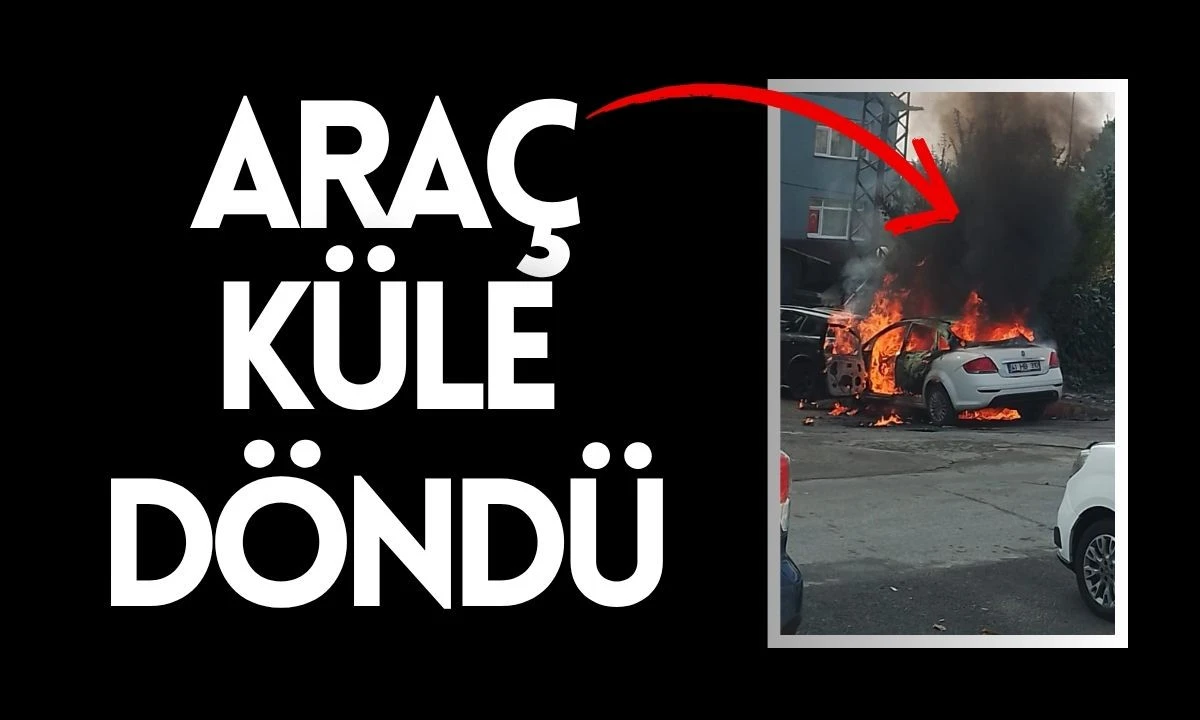 İki Araç Yangında Kullanılamaz Hale Geldi