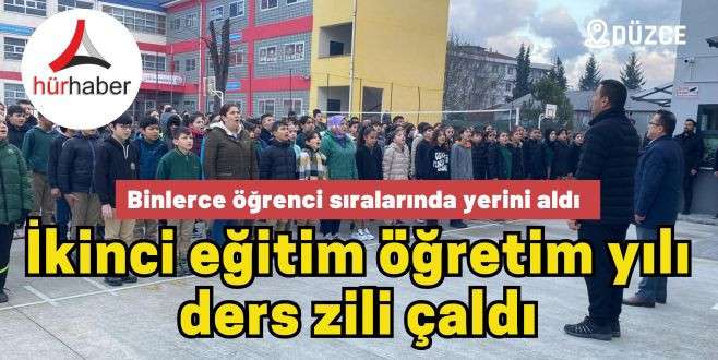 İkinci eğitim öğretim yılı ders zili çaldı