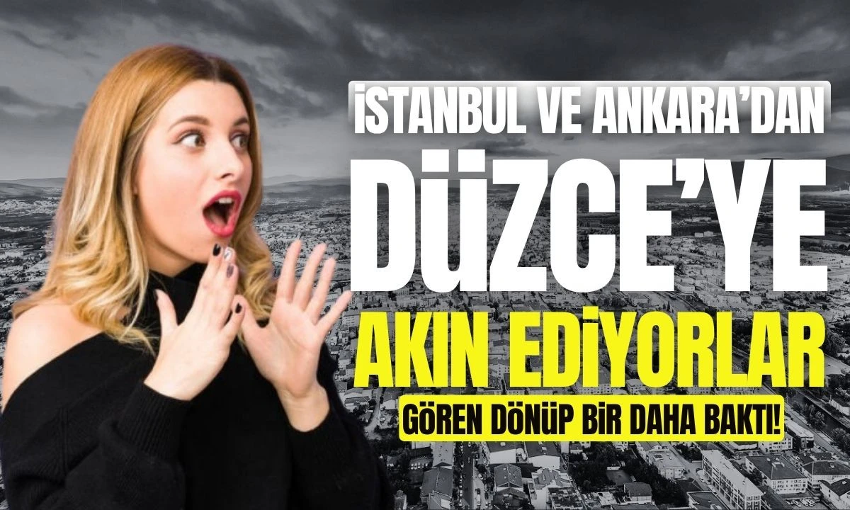 İstanbul ve Ankara'dan Düzce'ye akın ediyorlar 