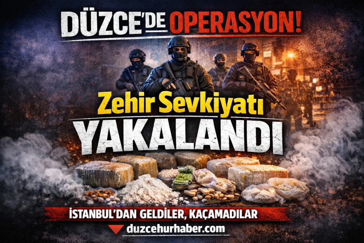 İstanbul&rsquo;dan Aldılar, D&uuml;zce&rsquo;de Yakalandılar! Uyuşturucu Sevkiyatı &Ccedil;&ouml;kertildi