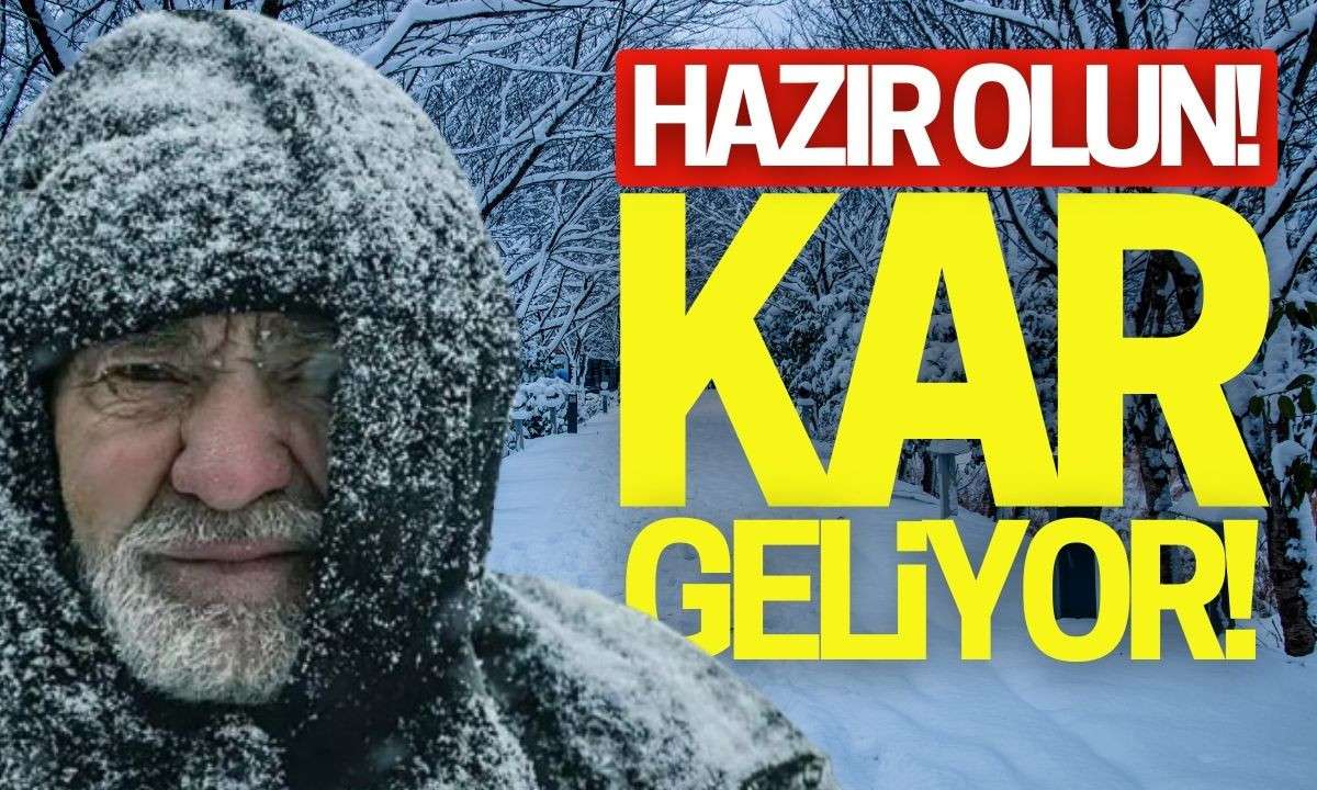 Kar geliyor! 