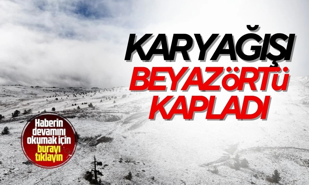 Kar Yağışı Beyaz Örtü Kapladı
