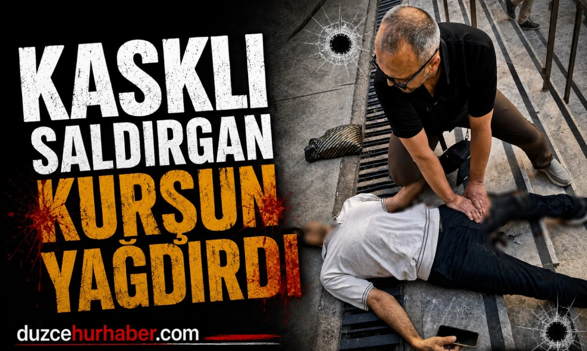 Kasklı Saldırgan Kurşun Yağdırdı