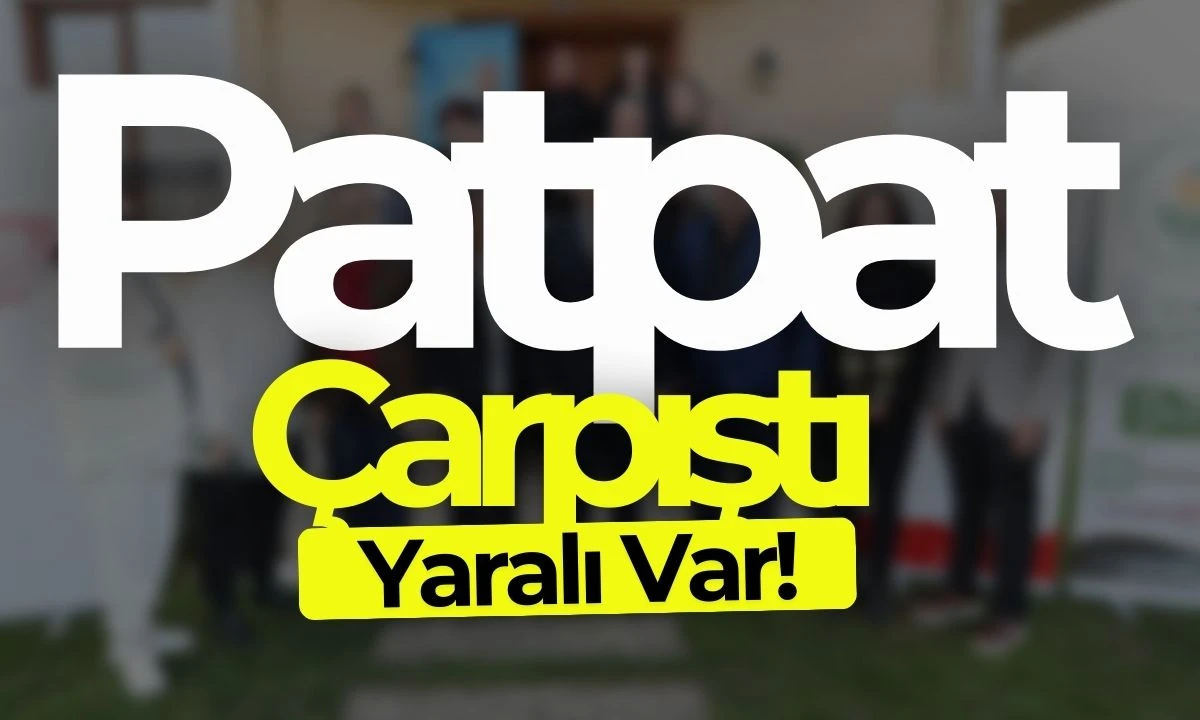 Kaza Patpat ile Araç Çarpıştı