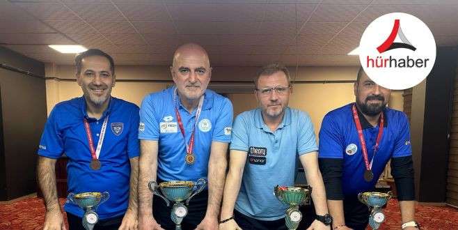 Kazım Canbul Bilardoda şampiyon