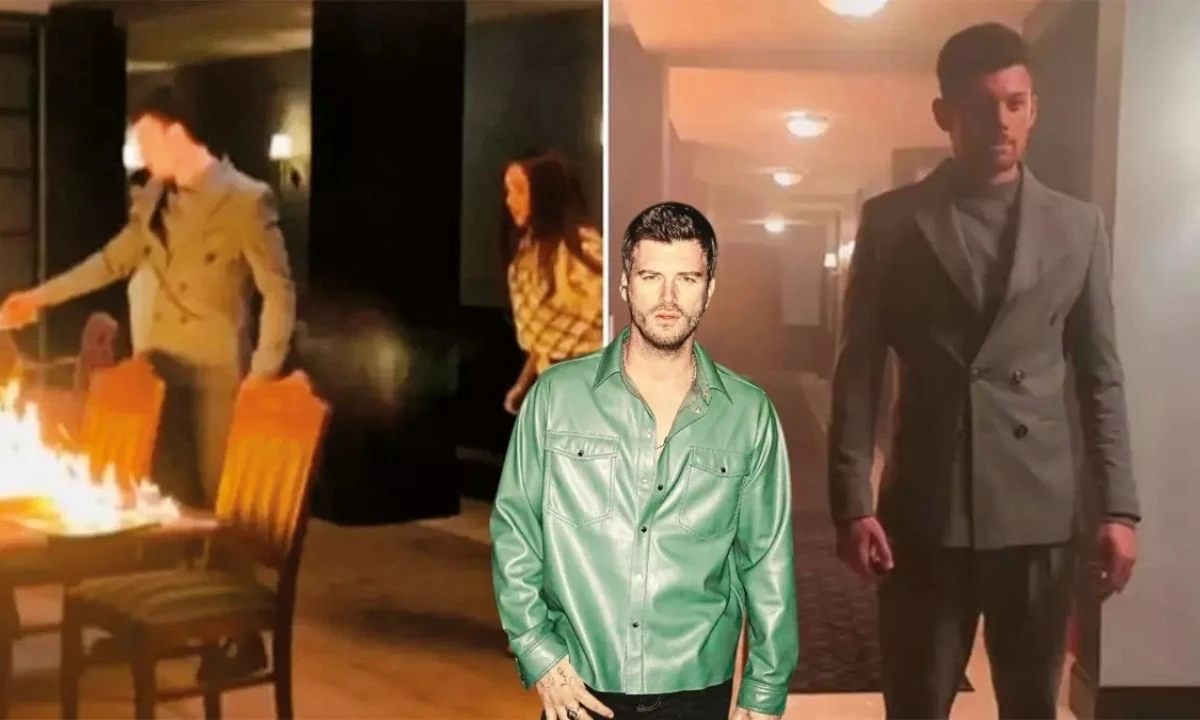 Kıvanç'ın dublörü Mehmet Tan, o sahnelerden birini sosyal medyadan paylaştı.