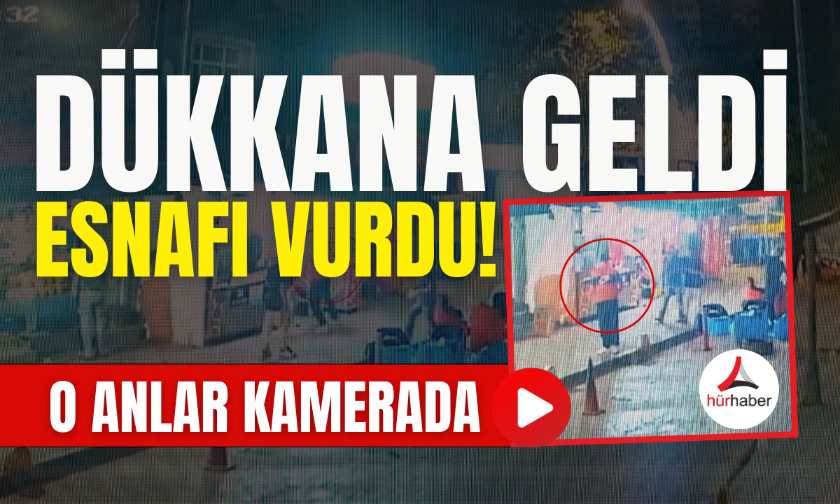 K&ouml;fteci D&uuml;kkana geldi, esnafı silahla vurdu!