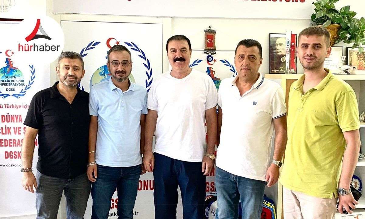 Konfederasyon Başkanı Ayg&uuml;nd&uuml;z ile bir araya geldiler