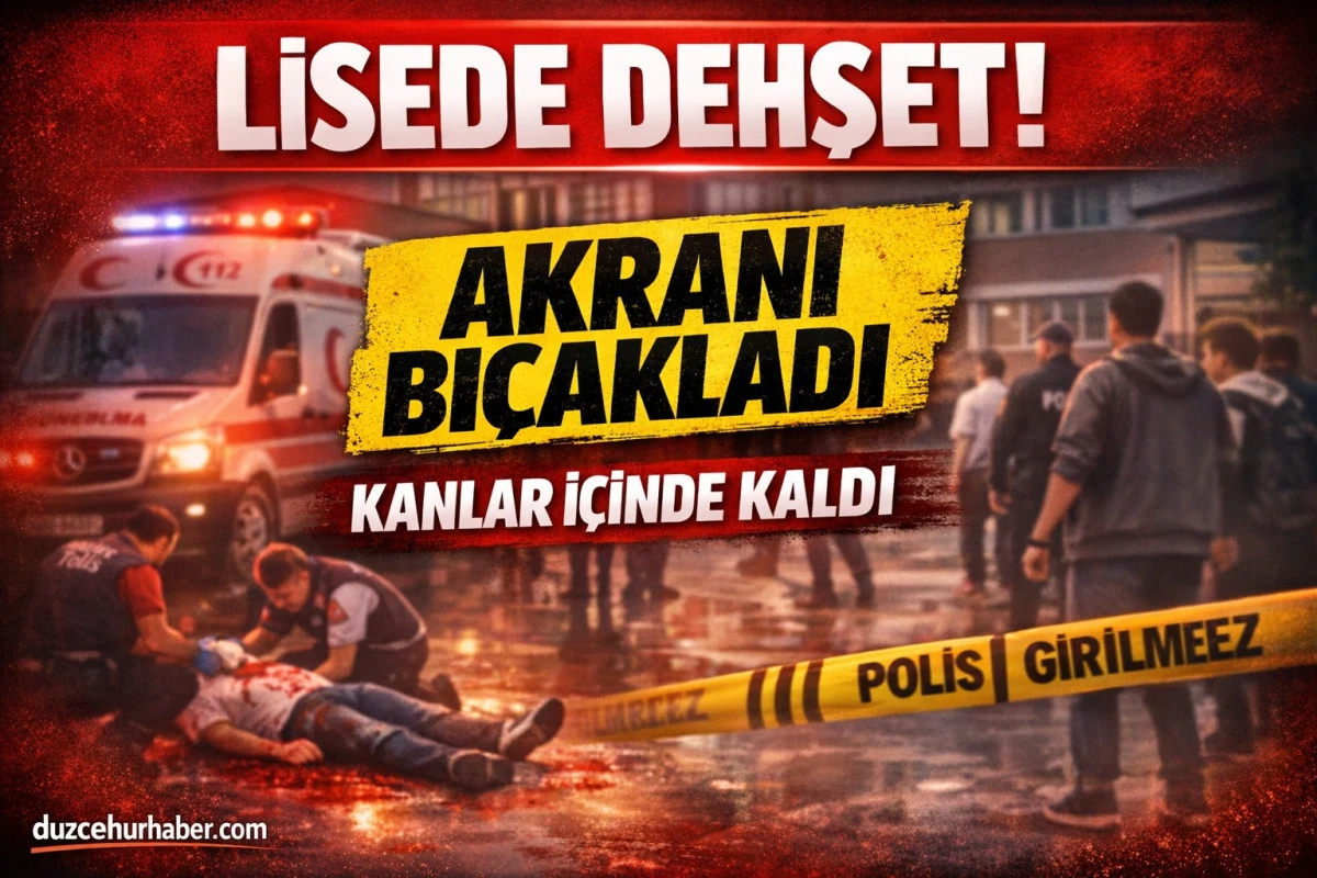 K&ouml;rfez&rsquo;de Lise &Ouml;n&uuml;nde Tartışma Kanlı Bitti: 17 Yaşındaki Gen&ccedil; Yaralandı