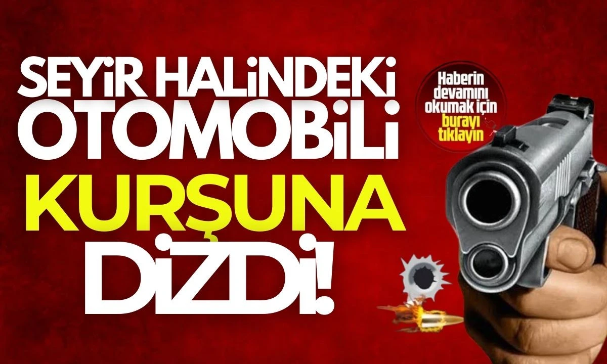 Kurşun yağmuruna tutulan otomobil kaza yaptı 1 ağır yaralı